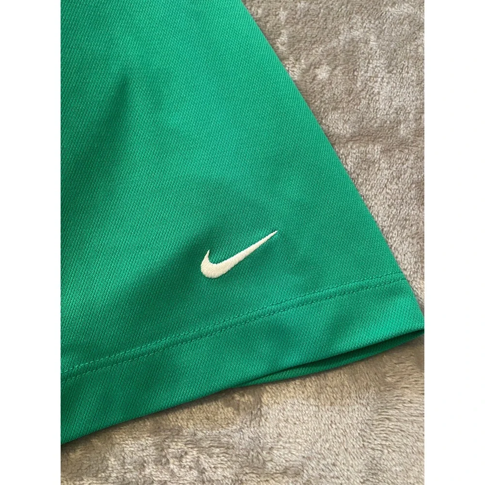 Nike Polo Shirt Sz L Kelly Green Nike Golf Dri-FIT Short Sleeve Solid Activewear